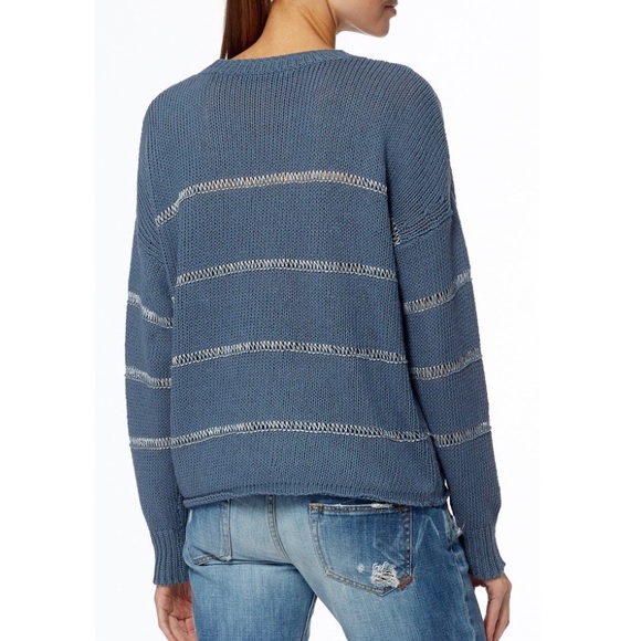 360 Simone Linen Blend Sweater Italian Yarn - Picture 2 of 8